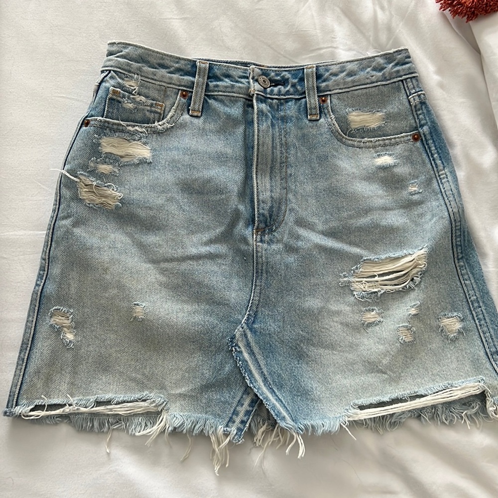 Abercrombie Jean Skirt